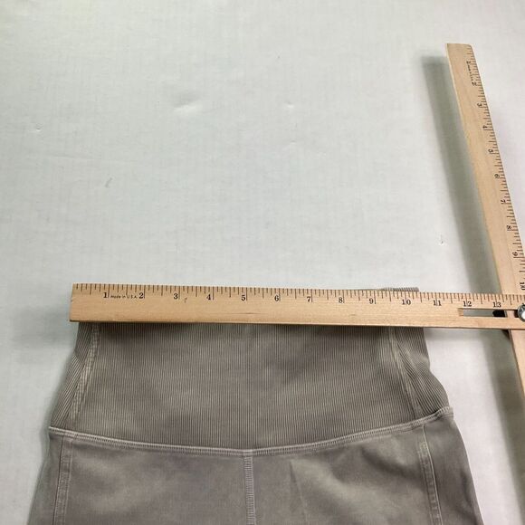 Lululemon Womens Cropped Wunder Under Leggings Gray Performance Pull On Size 2 - Picture 7 of 12
